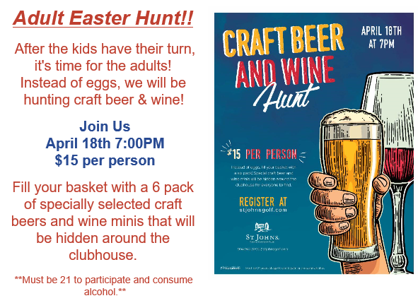 Craft Beer & wine Hunt April 18, 2019 7:00pm 