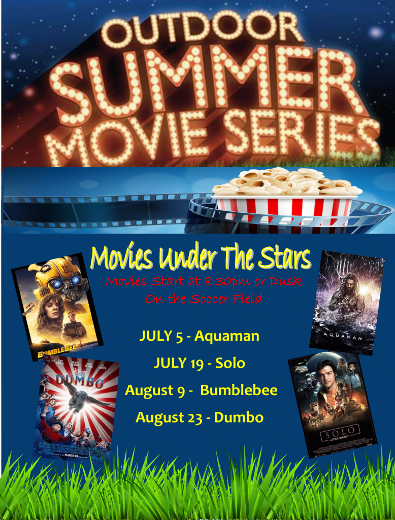 Movies Under the Stars flyer